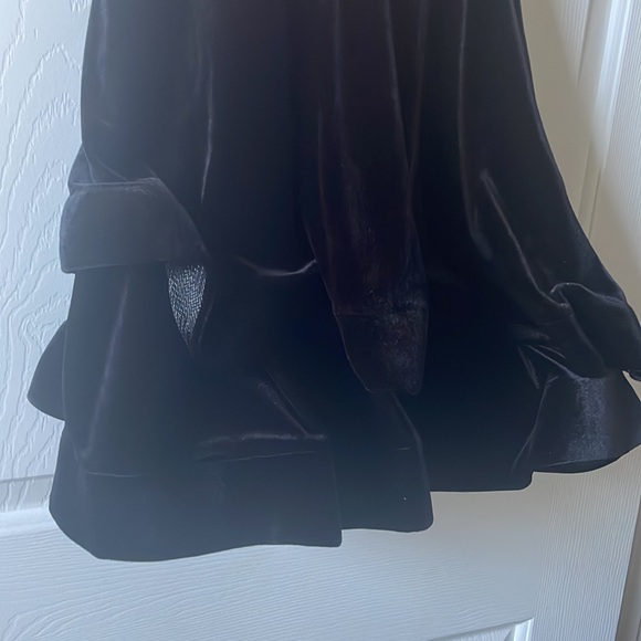 Vintage B. Darlin Black Embroidered Dress - Picture 3 of 6